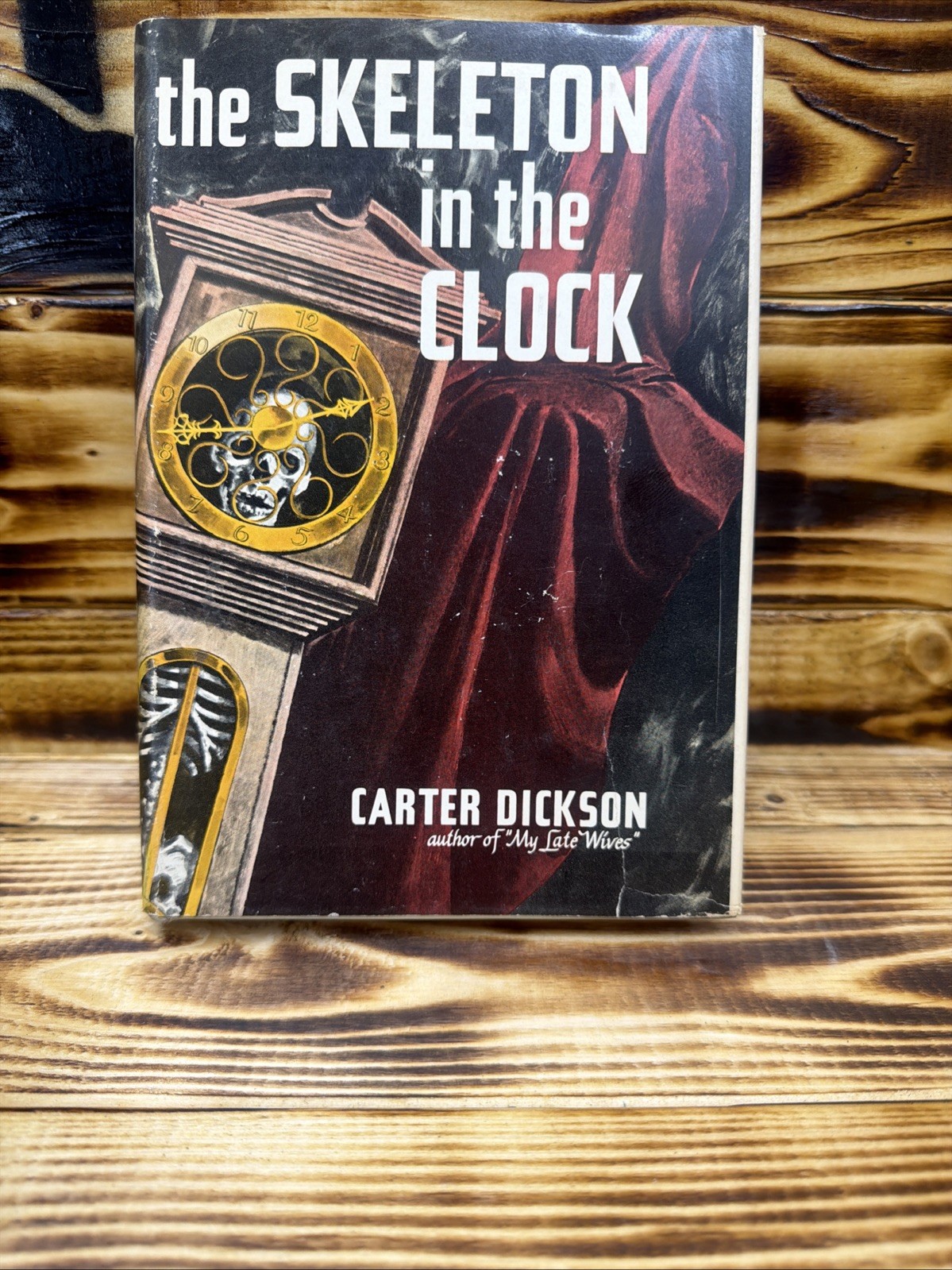 Carter Dickson The Skeleton in the Clock Partial D/J 1948 Book Club Edition