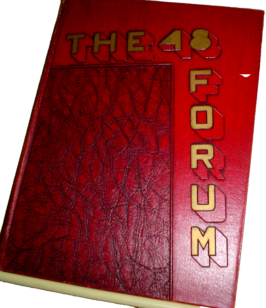 MOUNT VERNON OHIO HIGH SCHOOL YEARBOOK 1948 Forum NO WRITING Genealogy HISTORY