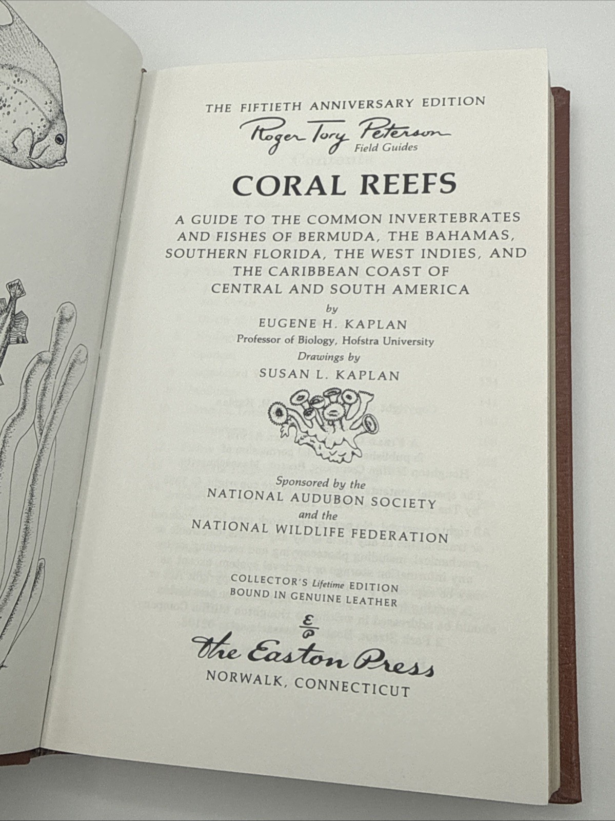Easton Press Roger Tory Peterson Field Guides 50th Anniv, Fish Shells Marine