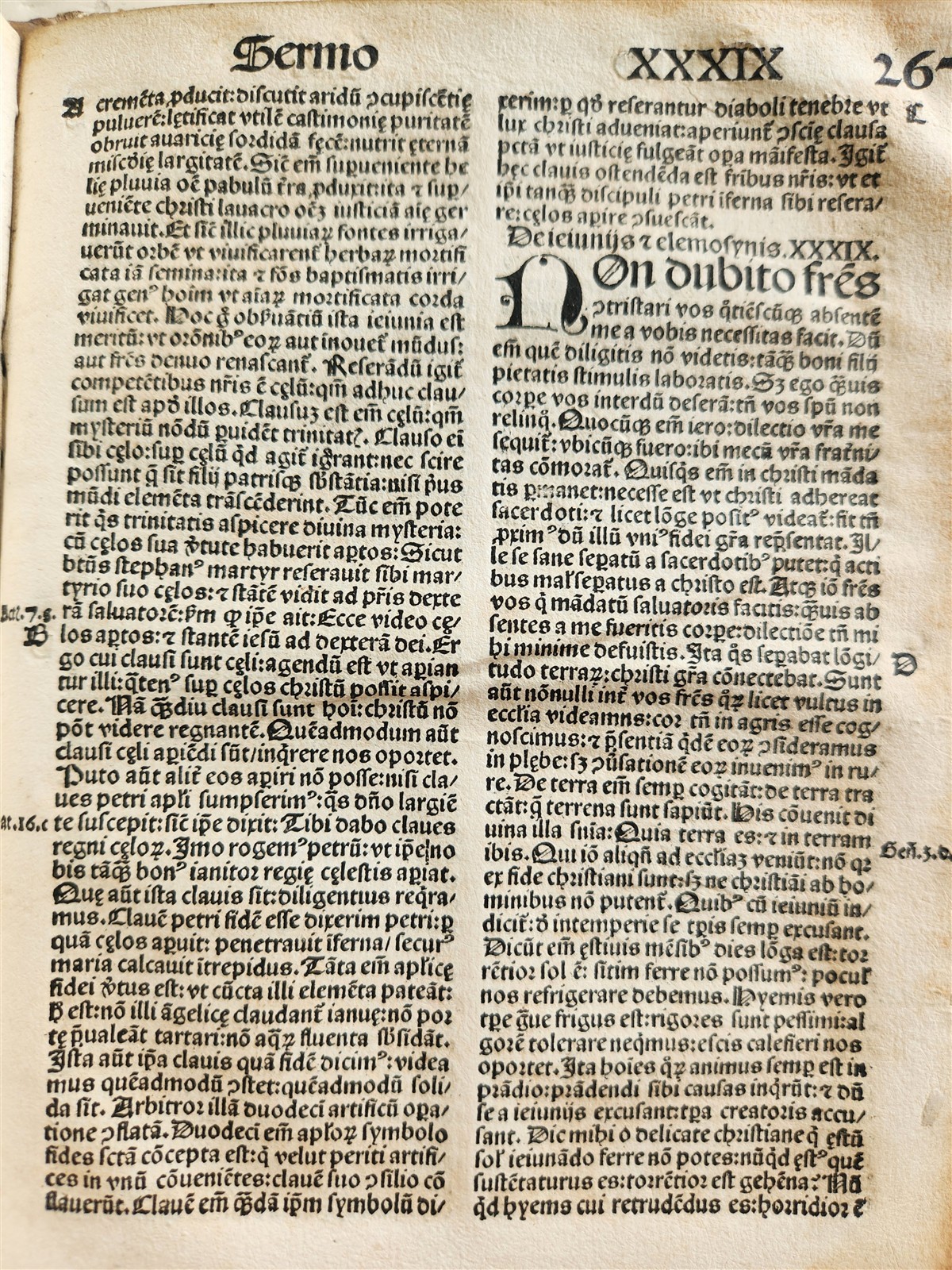 1506 POST-INCUNABULA ST.AMBROSE of MILAN antique OMNIA OPERA v. III