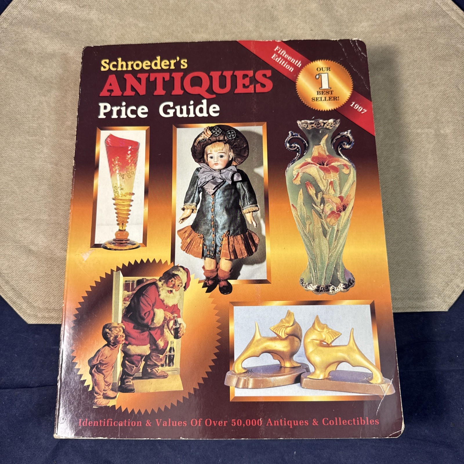 Schroeder’s Antiques Price Guide 1997 15th Edition Book Catalog Vintage