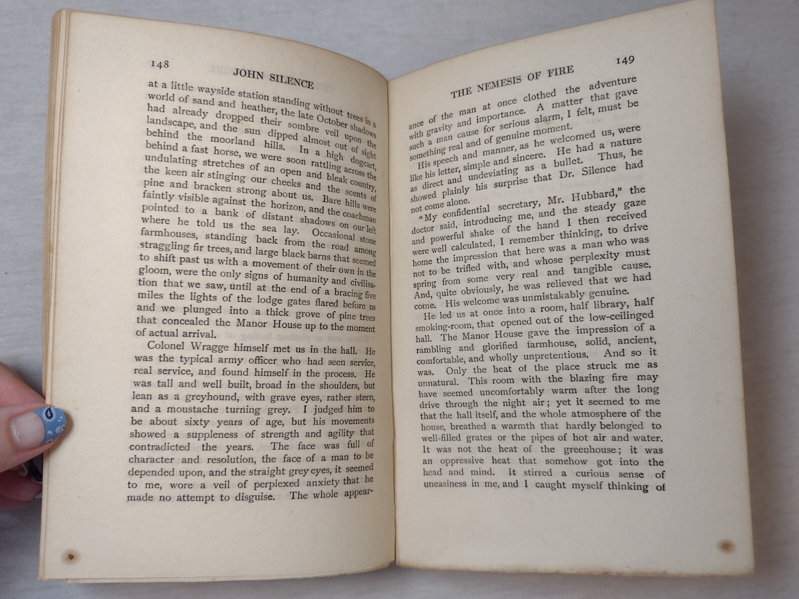 John Silence Physician Extraordinary by Algernon Blackwood 1916 scarce edition