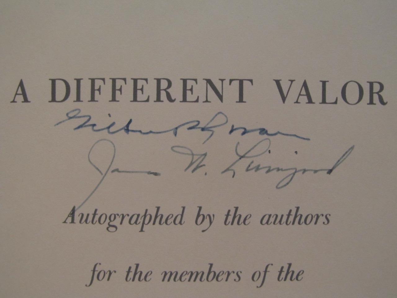 SIGNED – A DIFFERENT VALOR – GEN JOSEPH JOHNSTON – FIRST EDITION IN BRODART DJ