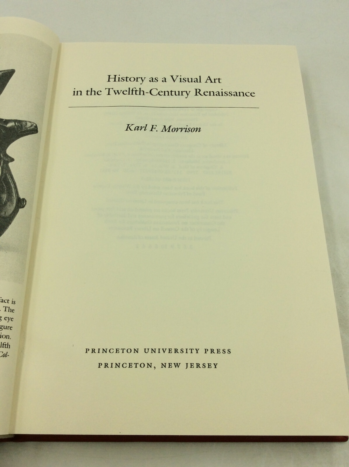 HISTORY AS A VISUAL ART IN THE TWELFTH-CENTURY RENAISSANCE by Morrison – 1990