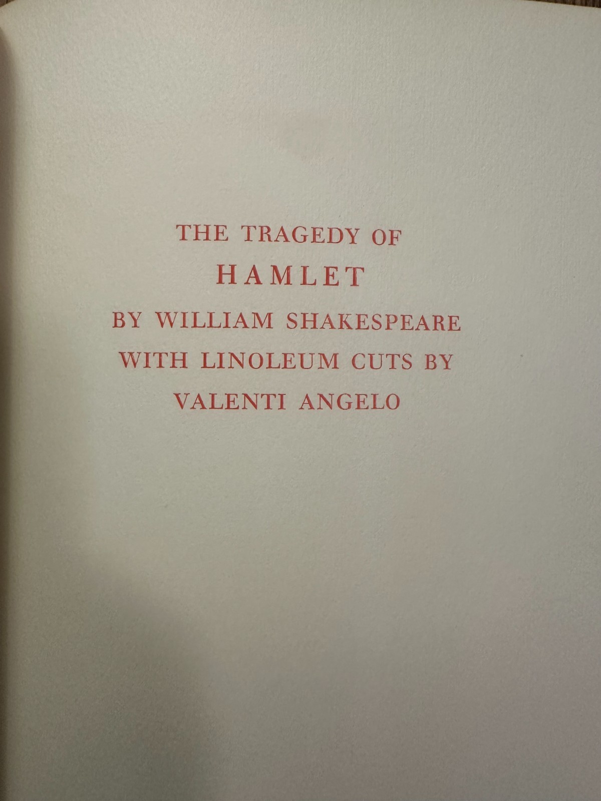 Tragedy of Hamlet by Shakespeare Peter Pauper Press HC w/slipcase ILLUSTRATED