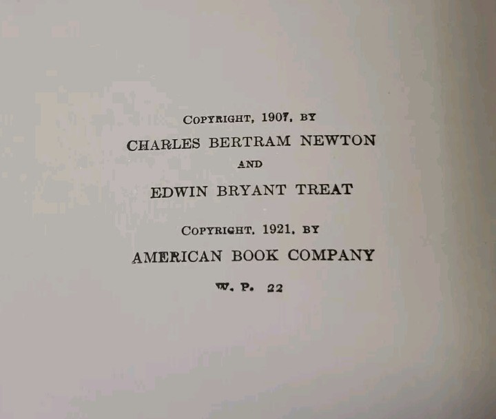 Roman History Newton and Treat Outline for Review American Book Company 1921