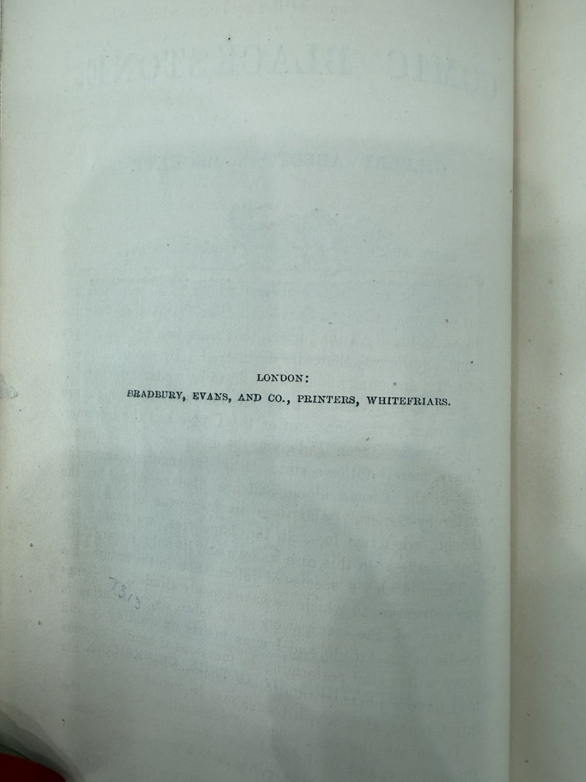 The Comic Blackstone First Edition Cruikshank Illustrated Gilbert Abbott Beckett