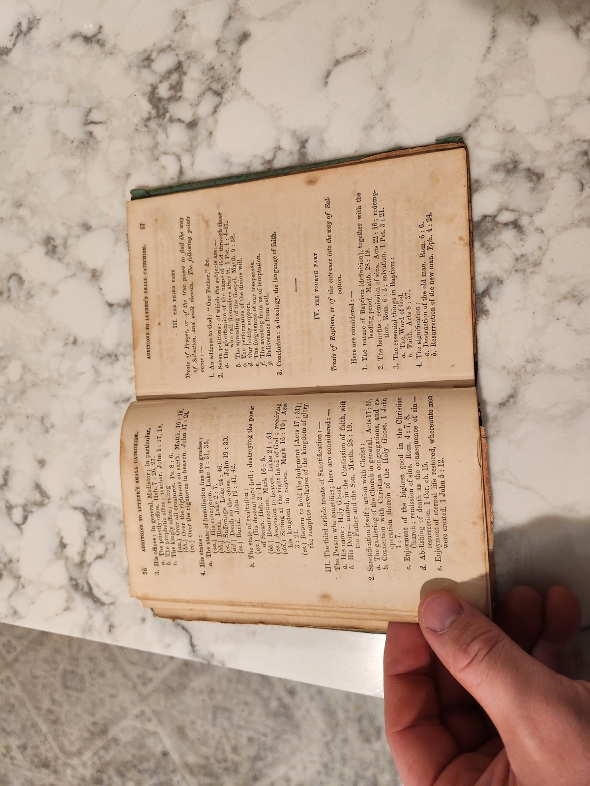 Luthers Small Catechism With Additions 1859