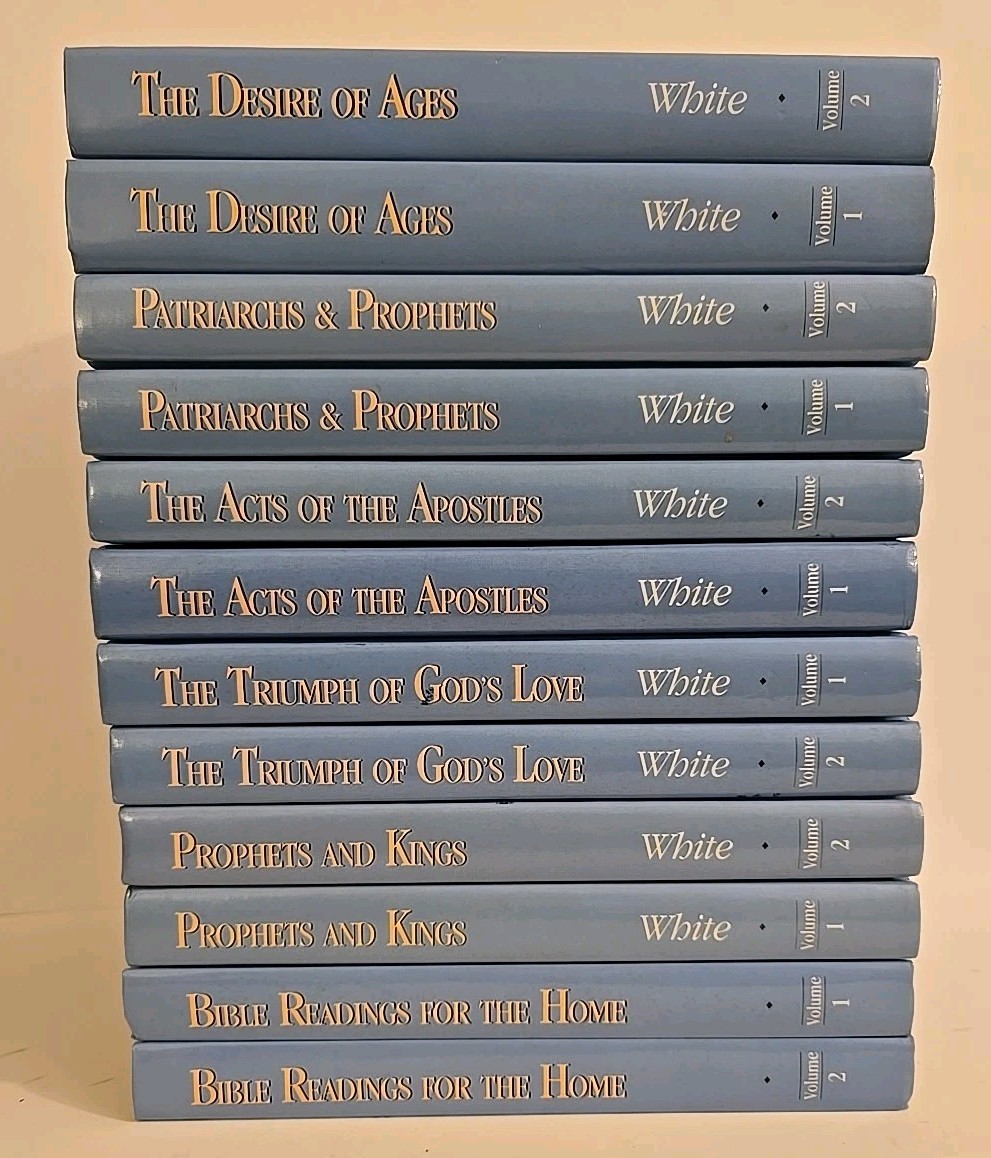 Ellen G. White Complete 12-Volume Blue Hardcover Set – SDA Classics – Beautiful