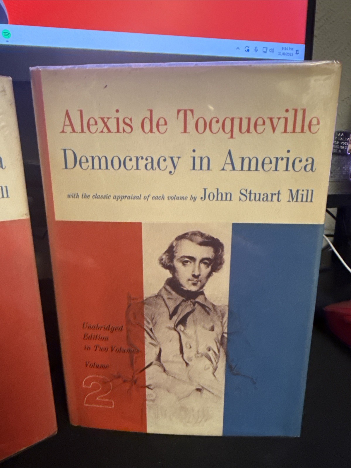 Alexis de Tocqueville Democracy in America 2 Volume Set Schocken Hardcover