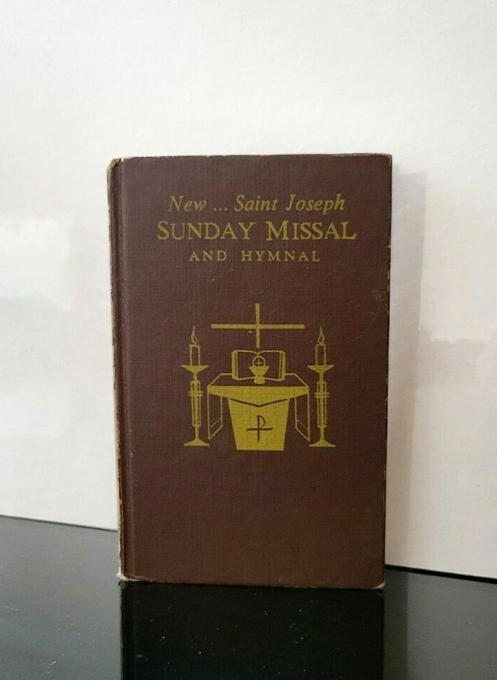 1966 New.. Saint Joseph Vintage Bible SUNDAY MISSAL & HYMNAL Illustrated Book