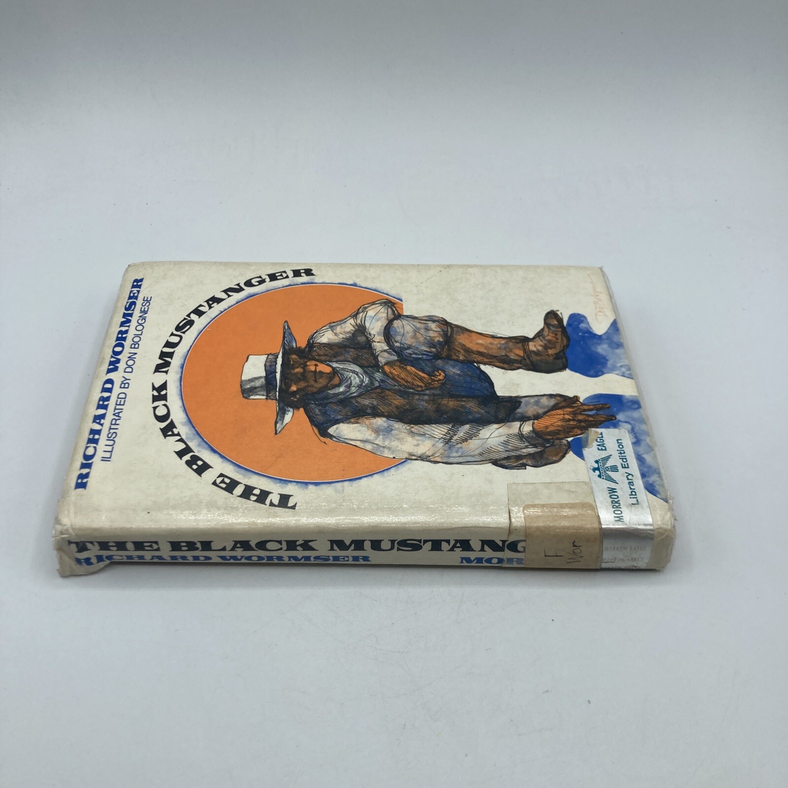 The Black Mustanger by Richard Wormser (1971, HC)
