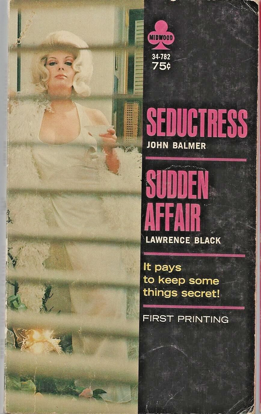 Midwood Double 34-782 Seductress and Sudden Affair Vintage Sleaze Paperback