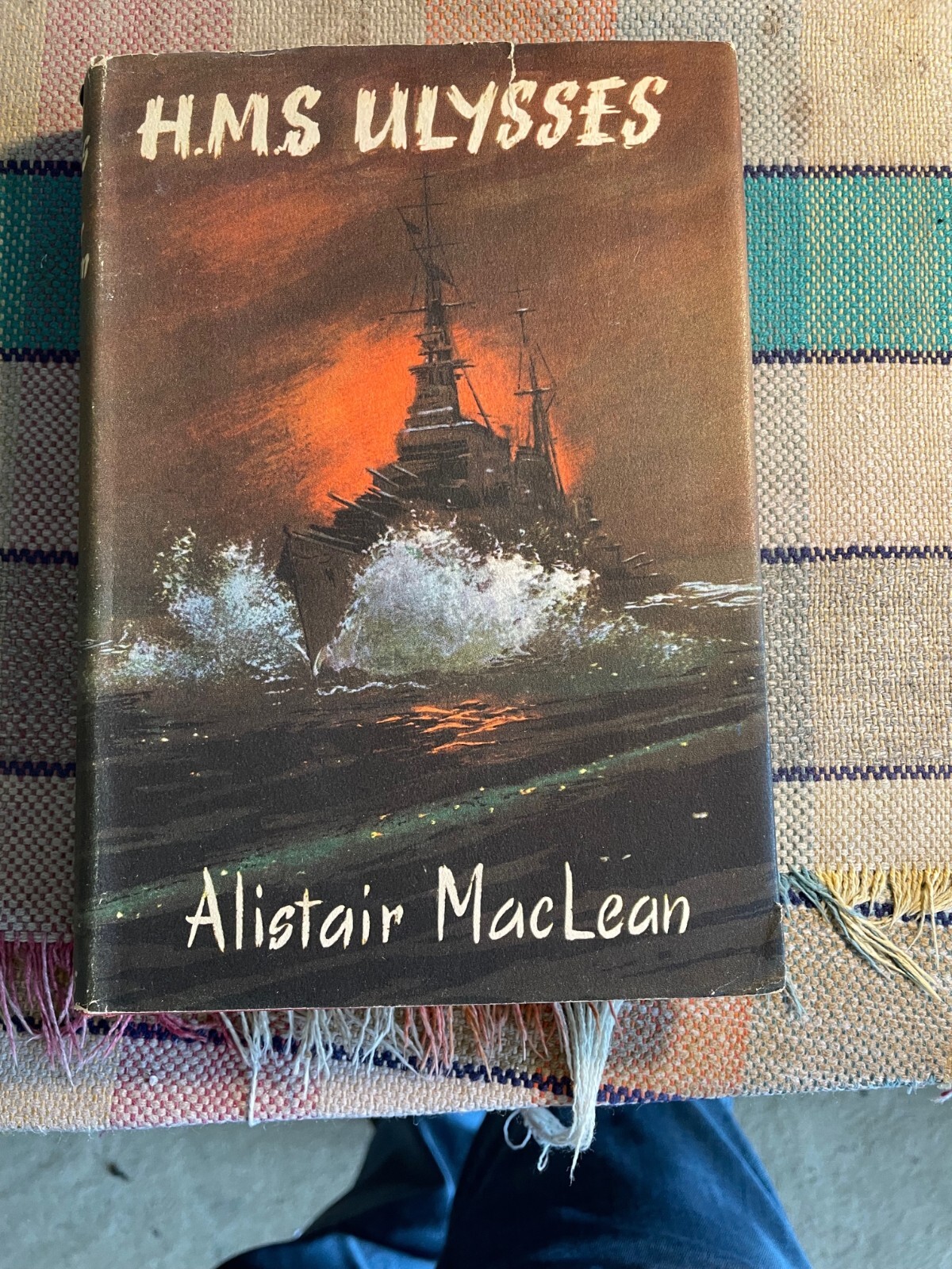 HMS Ulysses, Alistair MacLean, 1956, Collins, HB in DJ