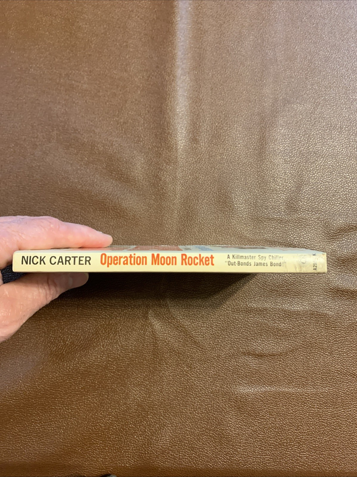 Nick Carter Killmaster OPERATION MOON ROCKET 1968 1st Printing PB Vintage Spy