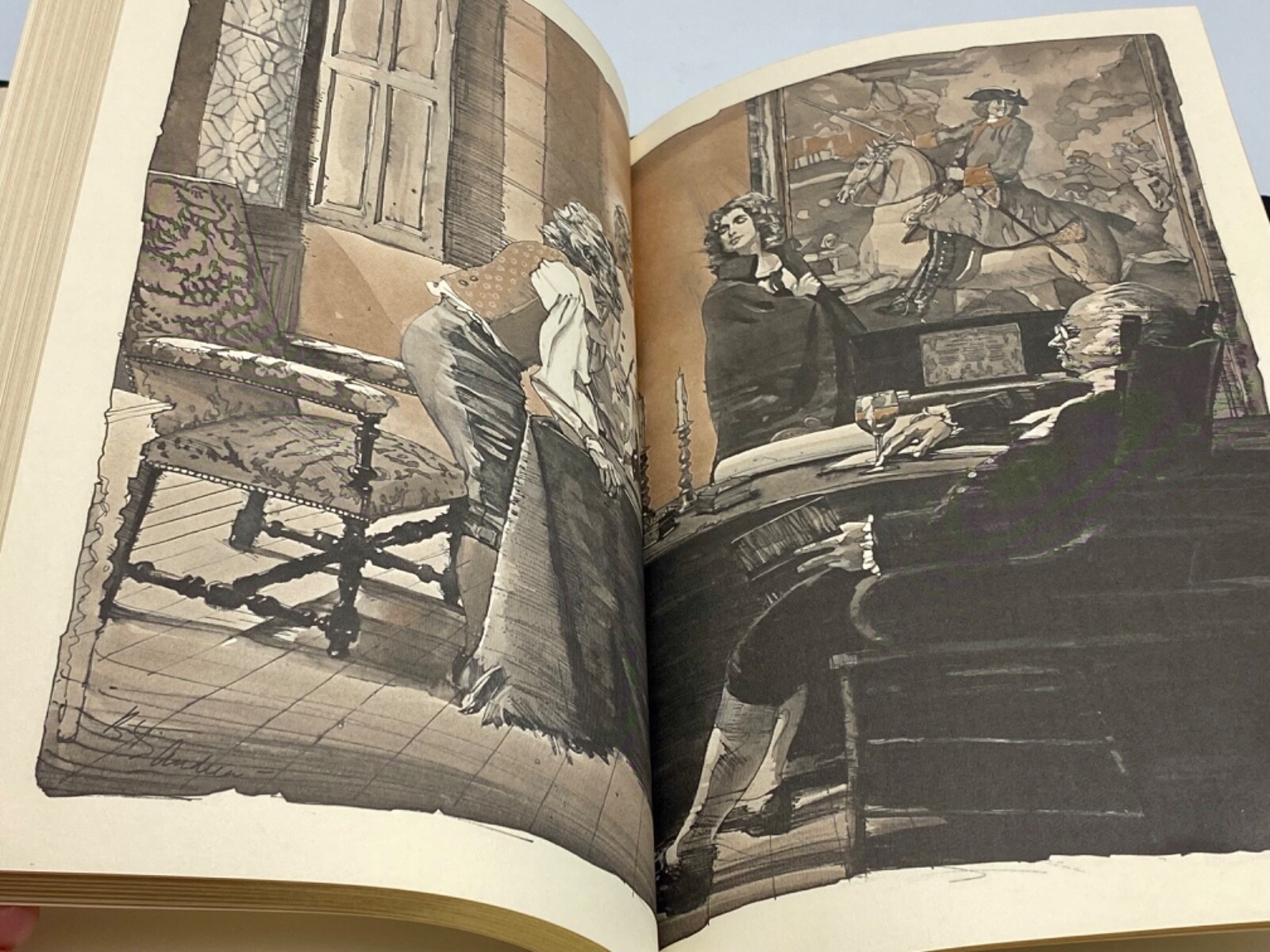 Franklin Library 7 GOTHIC TALES Monkey Deluge at Norderney HORROR ILLUSTRATED!!