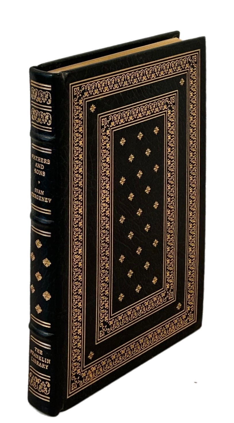 Ivan Turgenev: Fathers and Sons / Franklin Library 100 Greatest / w/Notes