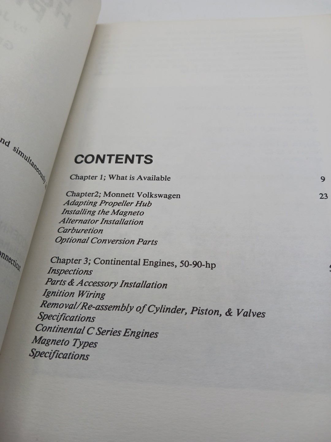 Engines for Homebuilt Planes Guide Book Christy Erikson 1977 Sports Car Press PB