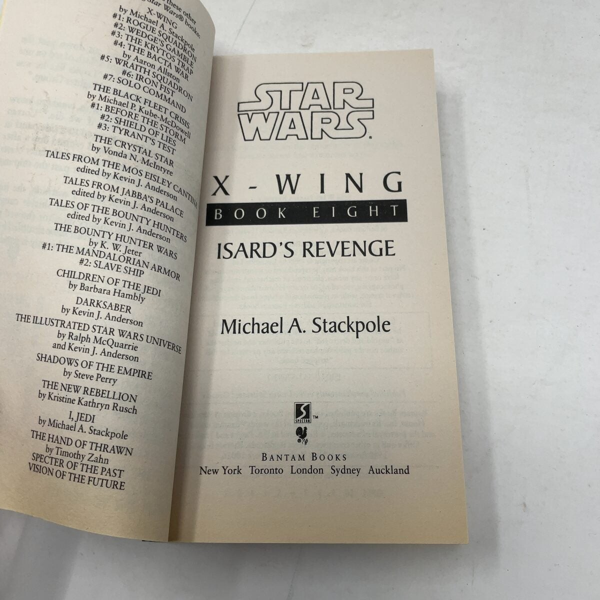 Isard’s Revenge by Stackpole, Michael A. PB First Edition Like New 1999