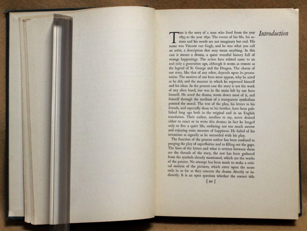 VINCENT VAN GOGH A Biographical Study by Julius Meier-Graefe HC 1933