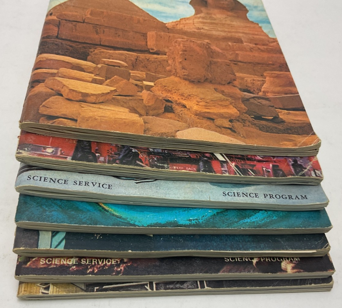Science Service Science Program Booklet Lot Nelson Doubleday 1970s 15