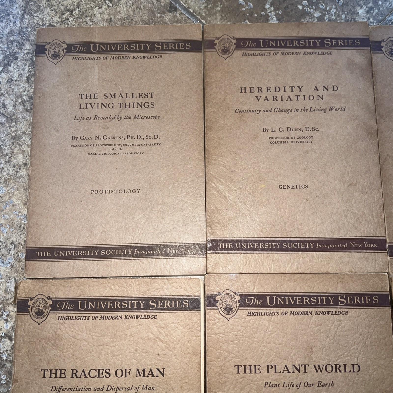University Series Highlights Of Modern Knowledge Science Books 1930s SET Of 10