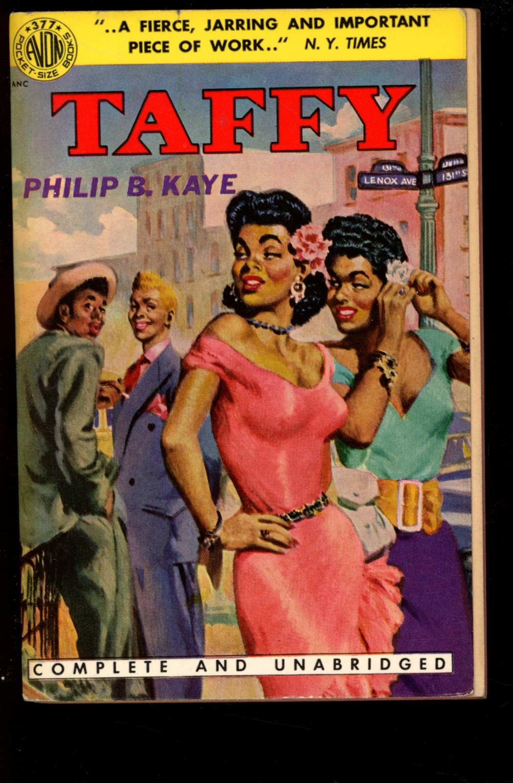 TAFFY – Philip B. Kaye – 1951 – #377 – Condition: VG-FN – GGA Cover – Avon