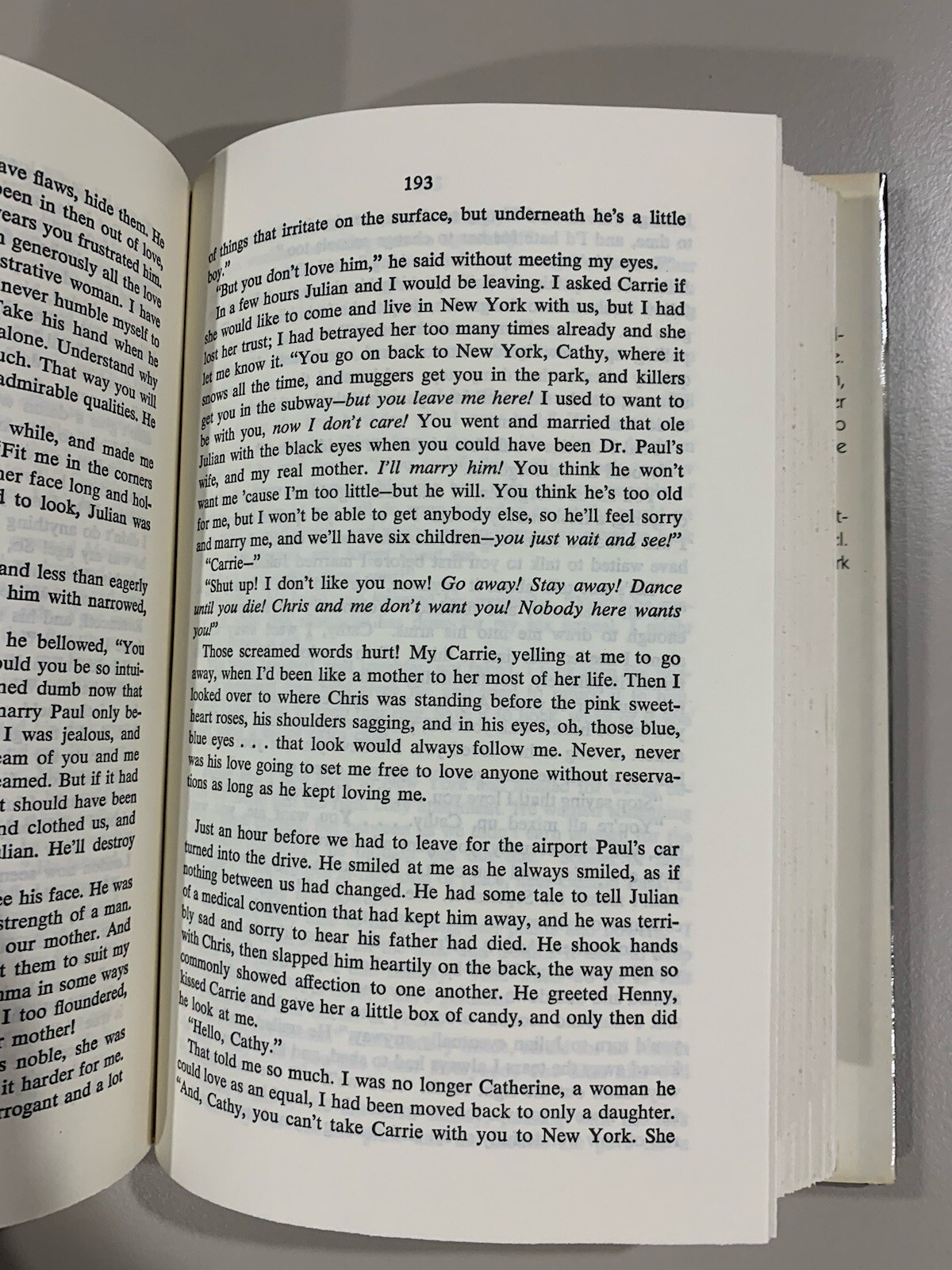Vintage 1980 Hardcover Petals on the Wind V C Andrews BCE Suspense Drama Novel