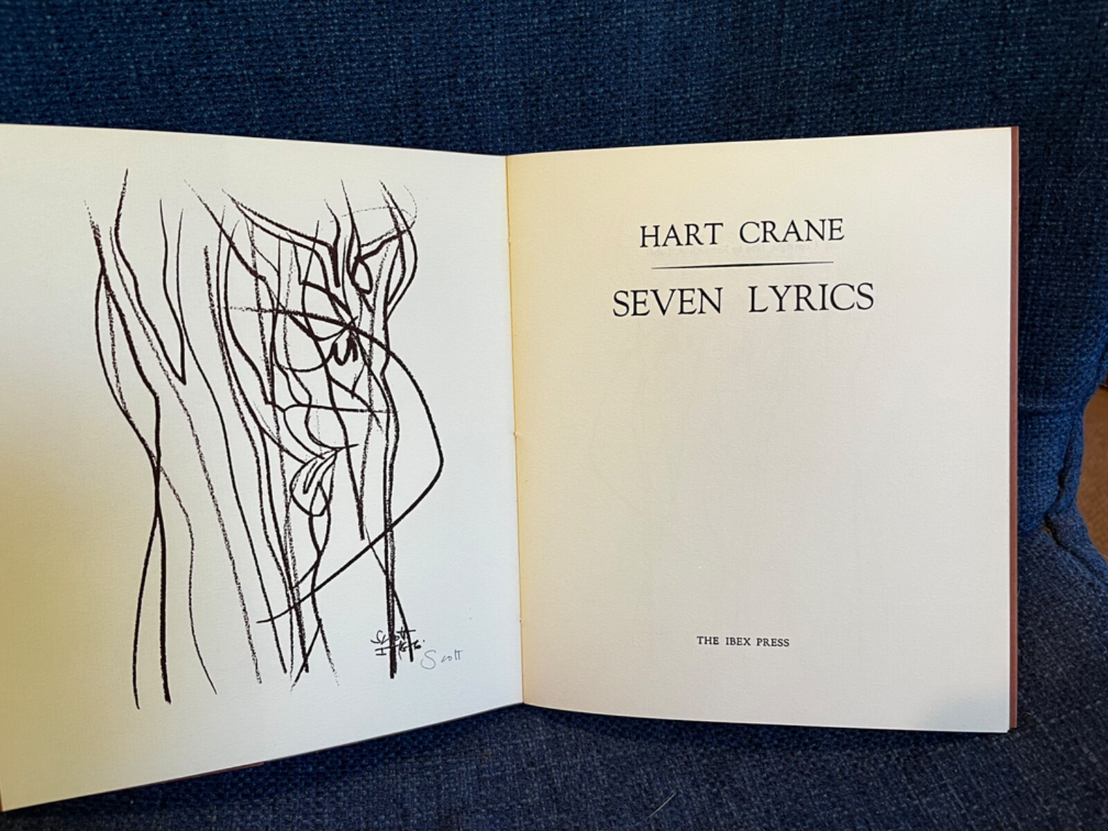 Hart Crane, Seven Lyrics 1st edition, 1966 Ibex Press, Cambridge, MA