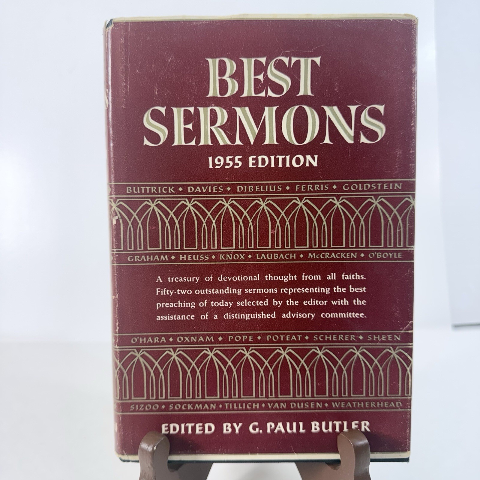 Best Sermons 1955 Edition Edited by G. Paul Butler McGraw-Hill Hardcover