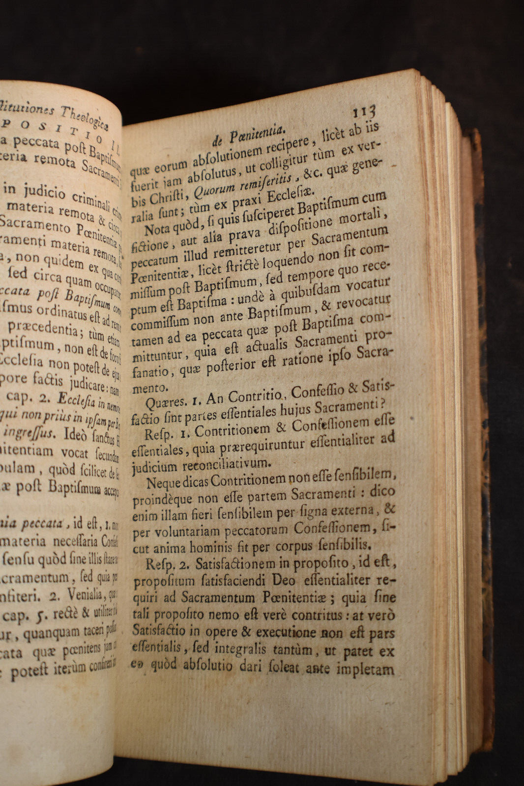 Compendiosae Institutiones Theologicae 1778 Volume 5 [LATIN]