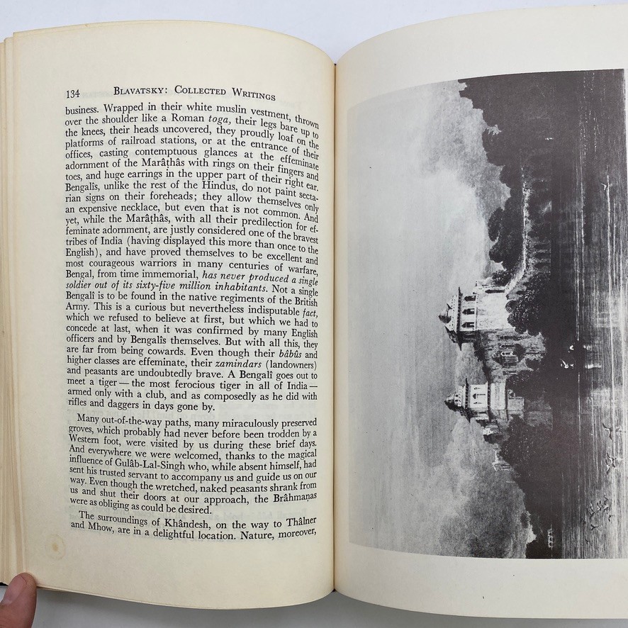 Blavatsky Collected Writings Caves & Jungles of Hindostan 1975 First Edition HC