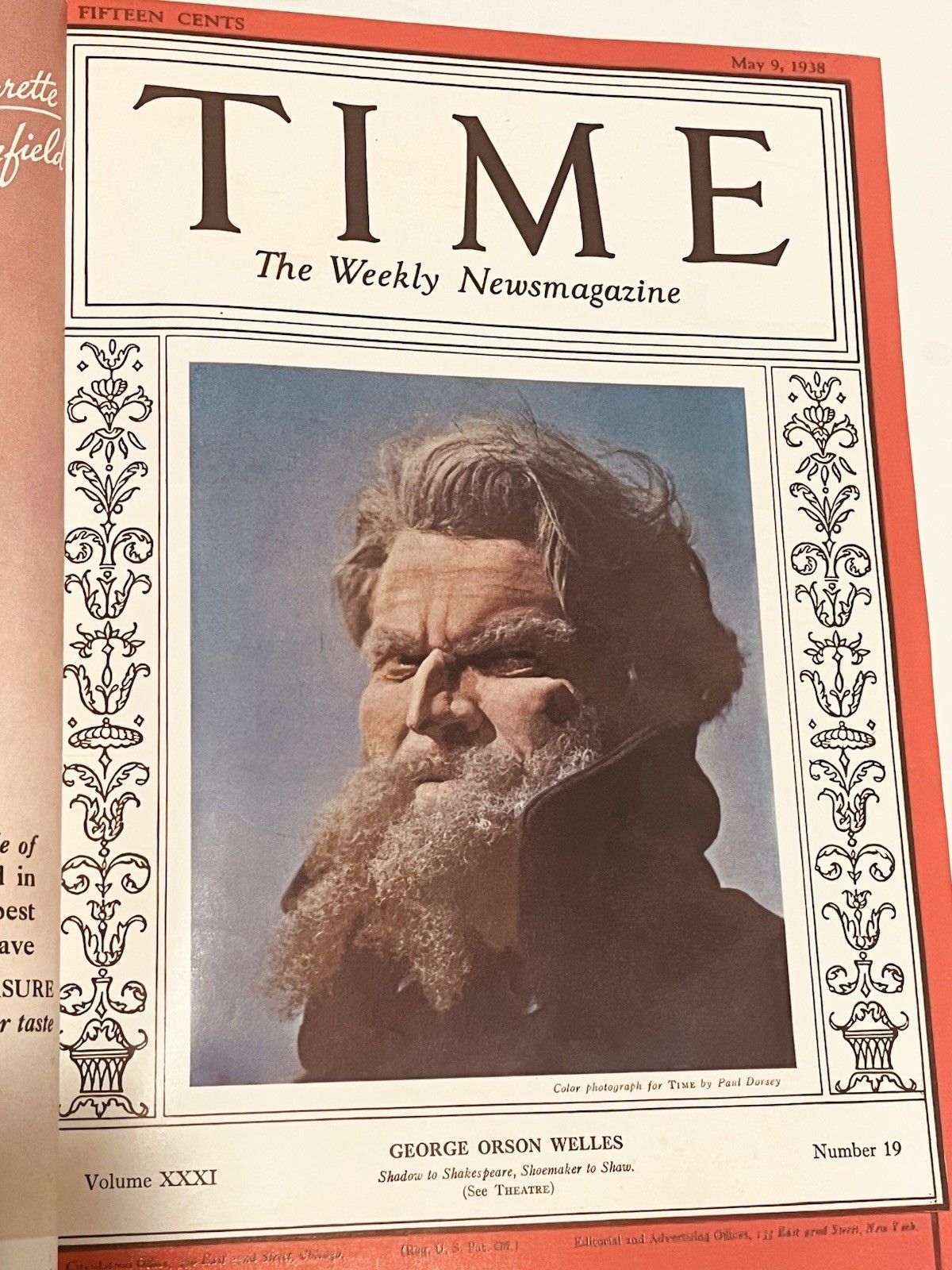 Time Magazine 1938 May To August 18 issues bound Vol 31 / 32 VERY CLEAN