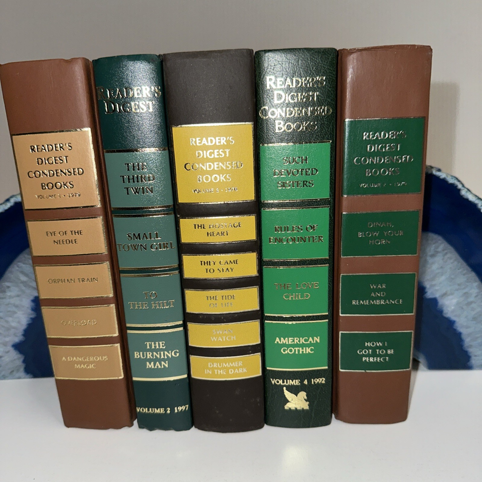 Readers Digest Condensed Books Gilded Top decorative cover 5