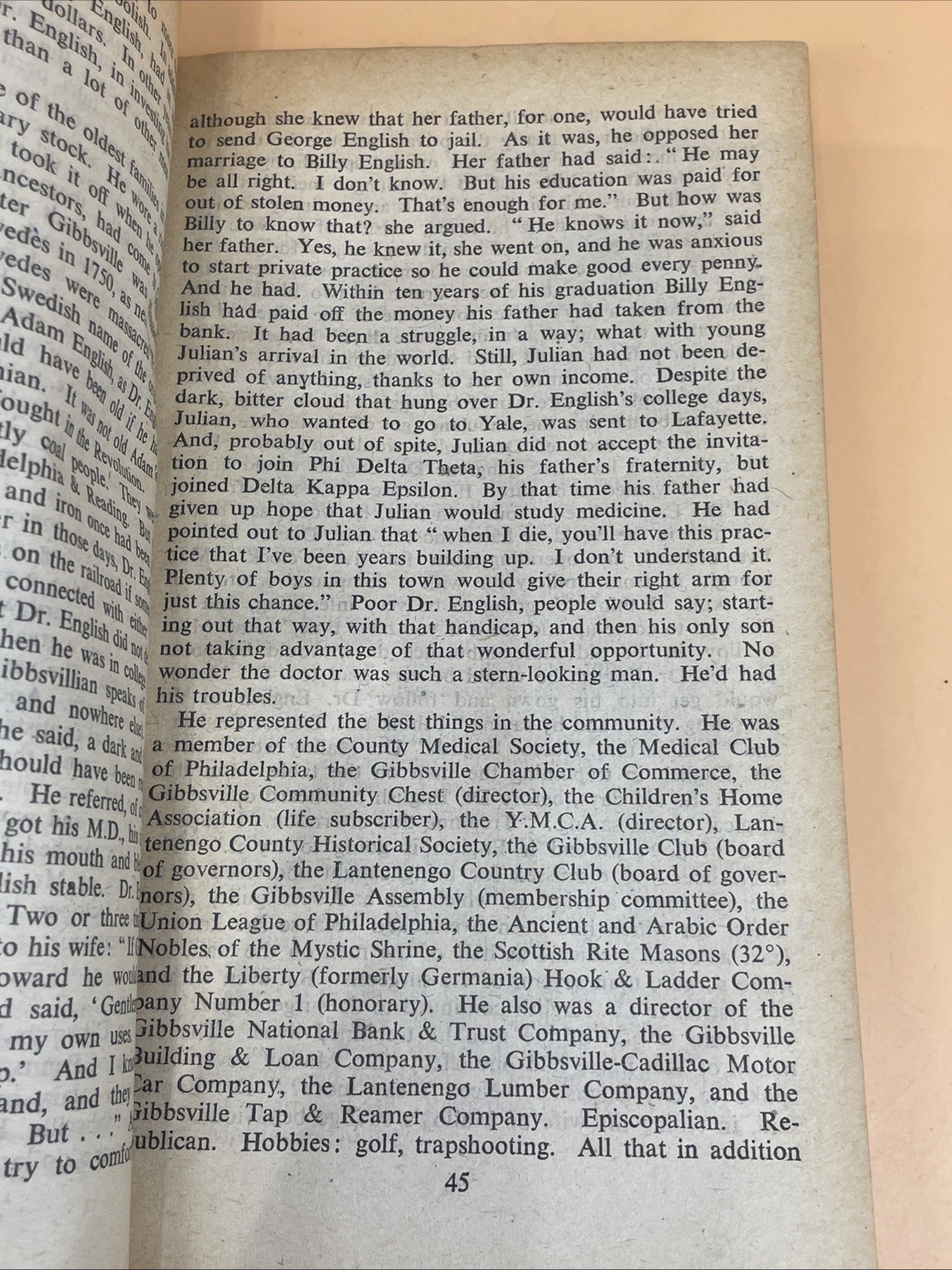 Vintage Penguin Appointment In Samarra John O’Hara No 472 Fiction Paperback