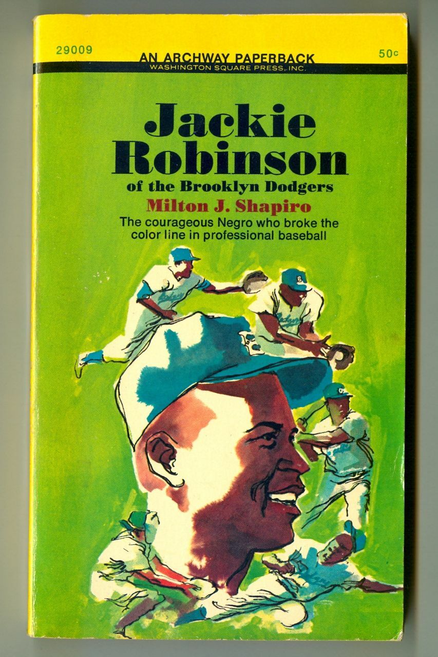 JACKIE ROBINSON (Brooklyn DODGERS) by Milton Shapiro! Vintage 1968 Archway PB!