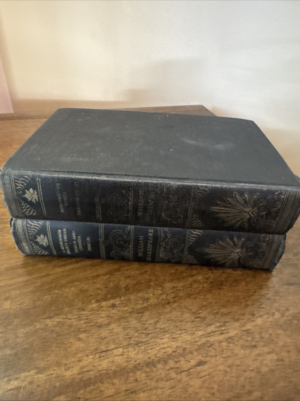 Lot Of 2 William Shakespeare Vintage Books 1909 Home Decor