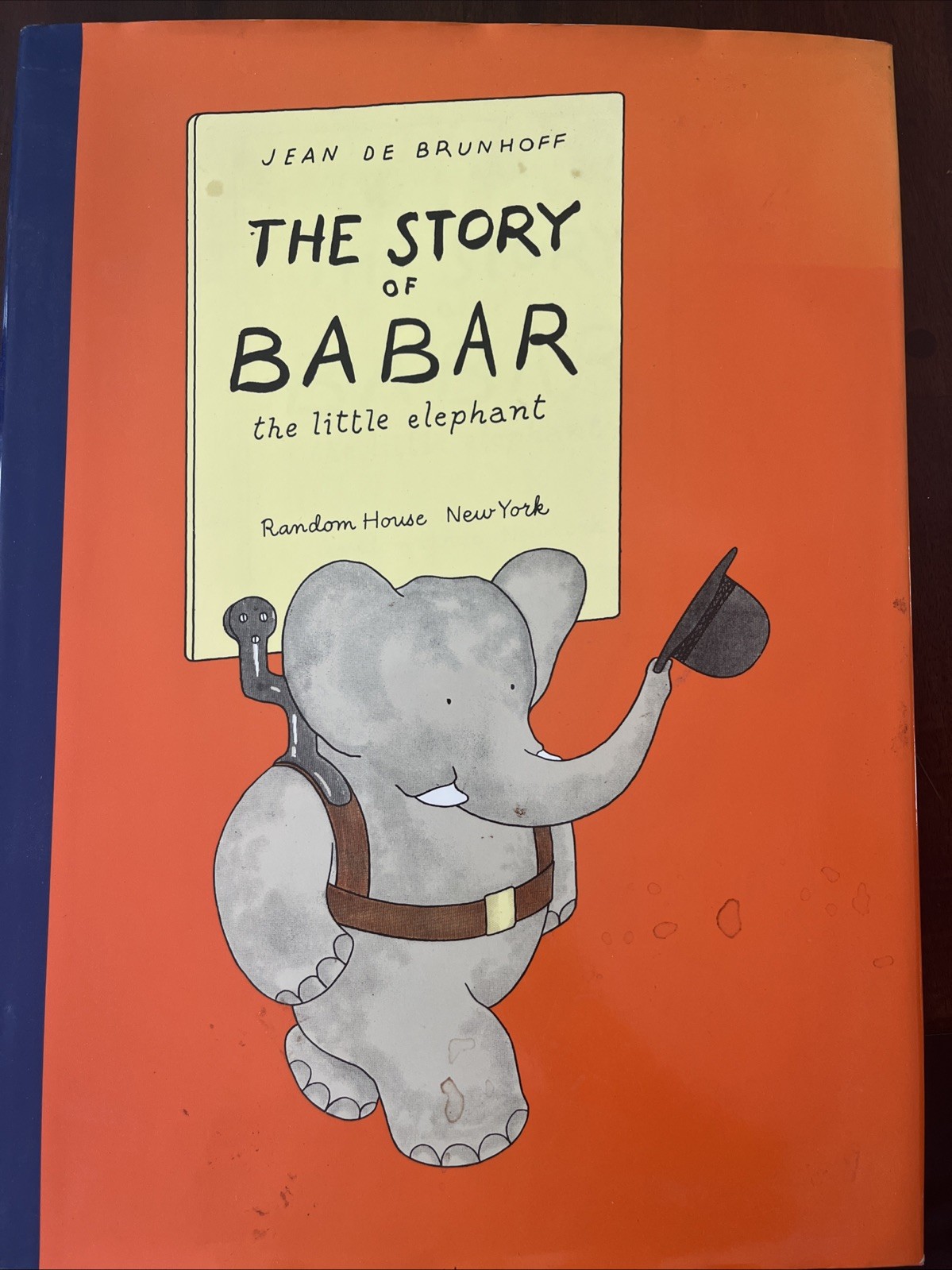 The Story Of Babar by Jean De Brunhoff Random House 1984 HC Children’s Book