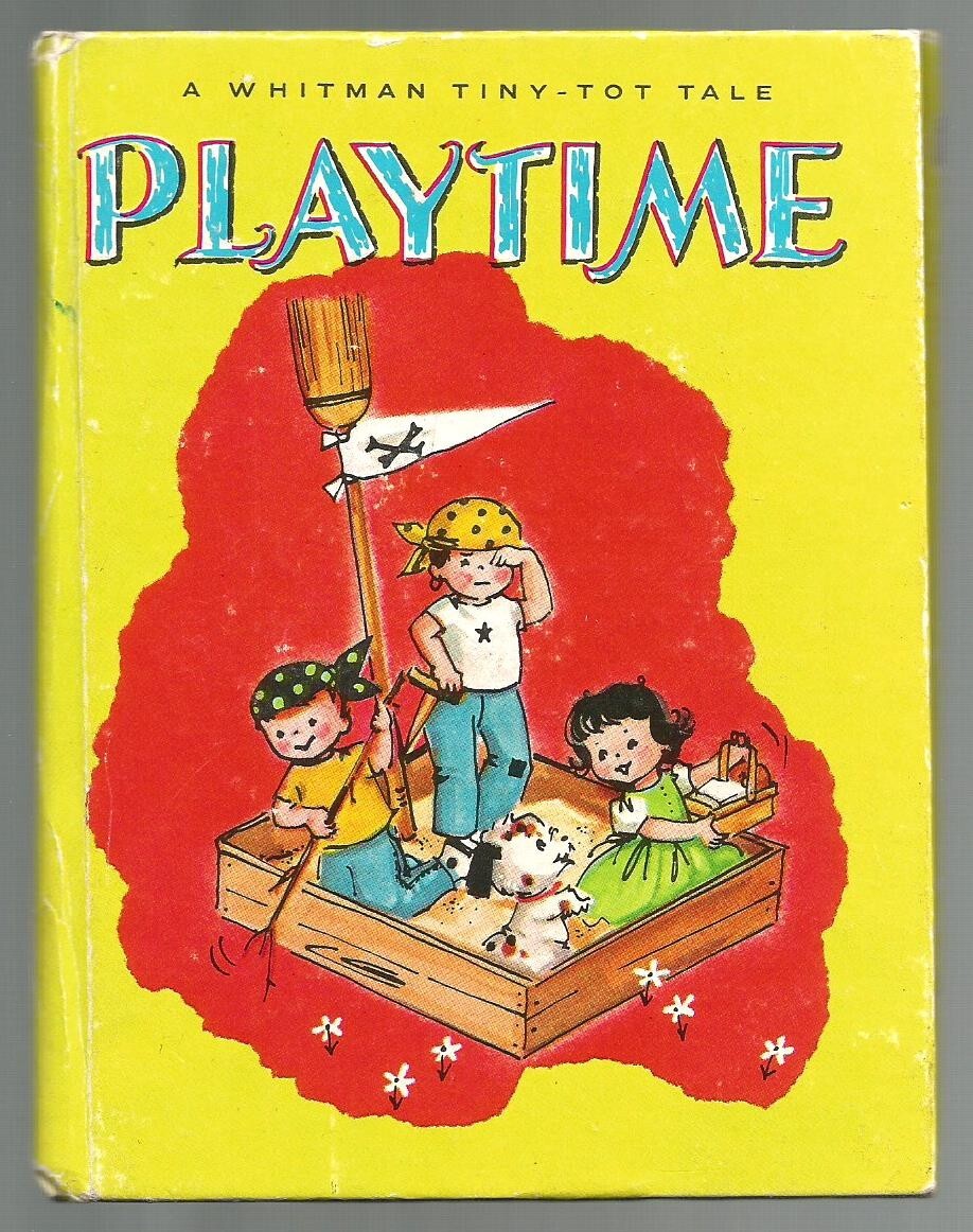 Vintage Children’s Whitman Tiny-Tot Tale Book ~ PLAYTIME ~ Patricia Lynn SUZANNE