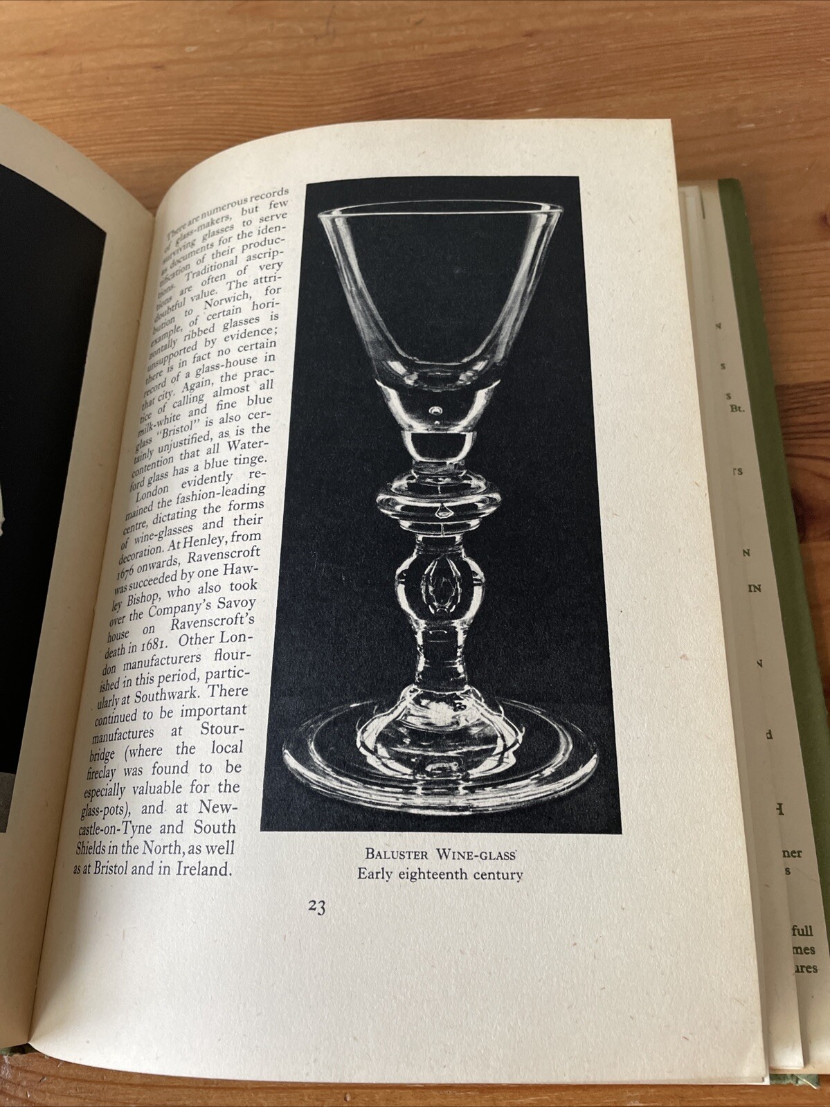 English Glass by W.B. Honey Britain In Pictures Collins London Vintage British