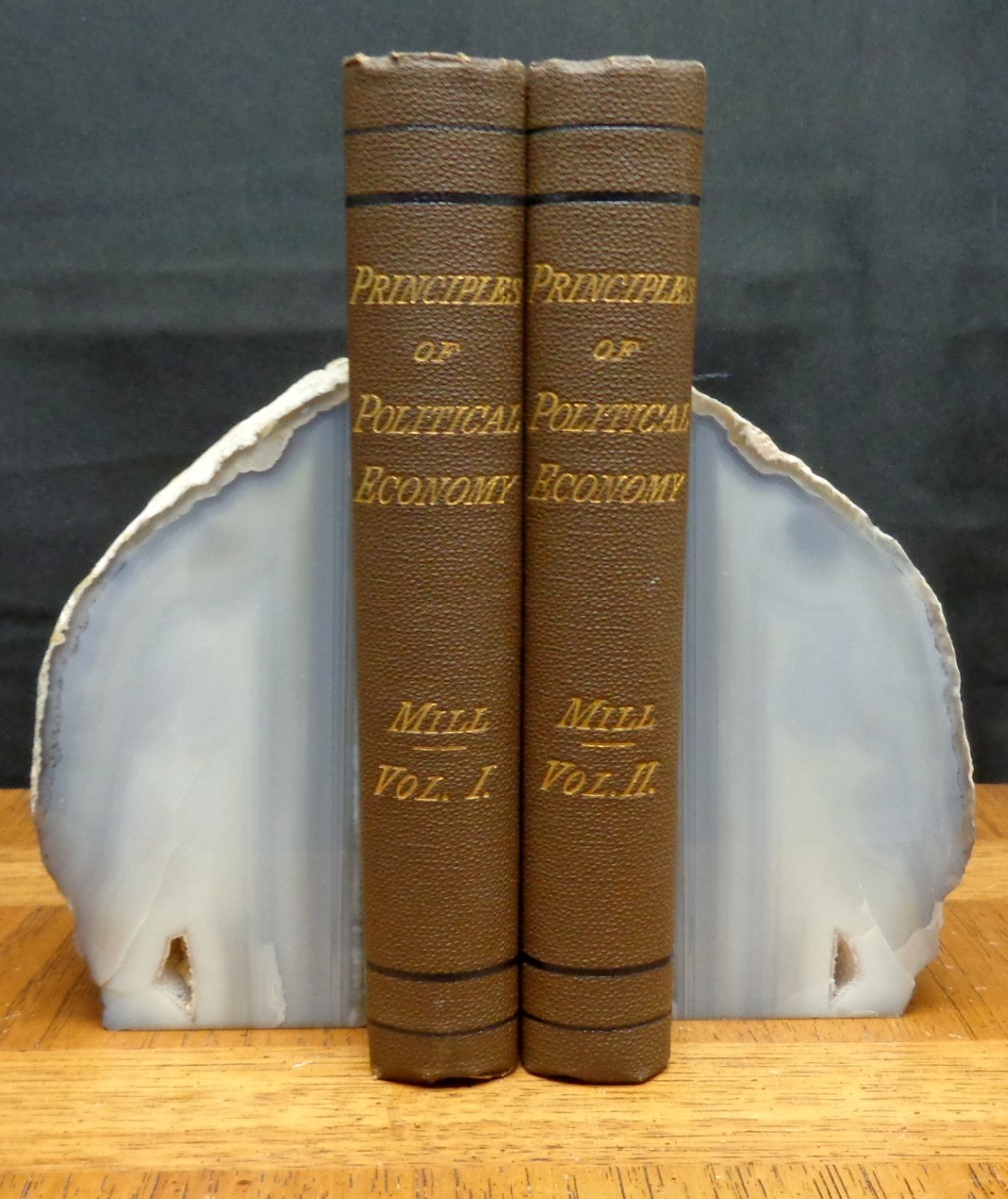 PRINCIPLES OF POLITICAL ECONOMY/SOCIAL PHILOSOPHY By John Stuart Mill 2 Vol 1899
