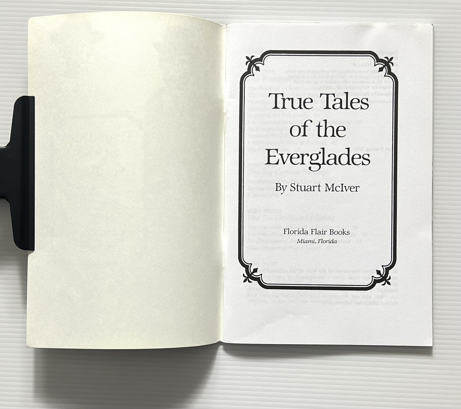 True Tales of the Everglades by Stuart McIver Everglades, FL History PB 2014