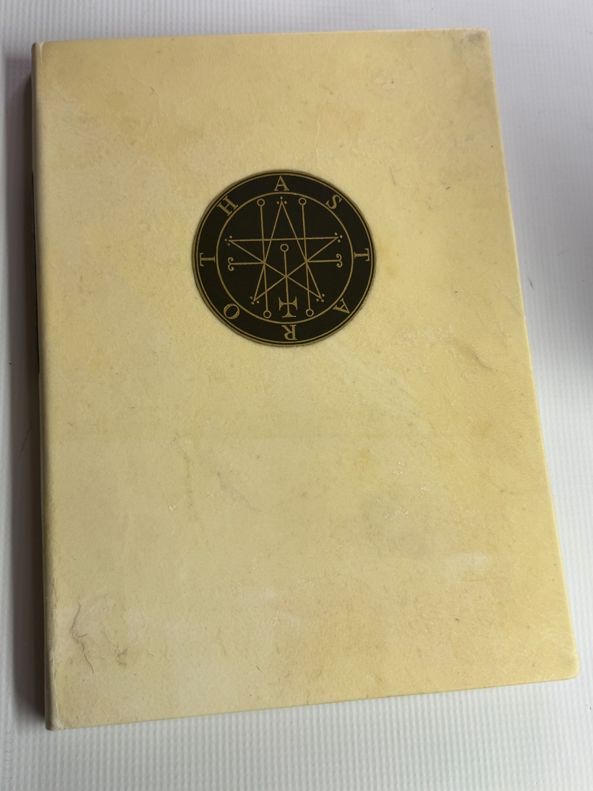 RARE Hell Fire Club GOETIA Aleister Crowley Vellum Style HC Marbled Endpapers
