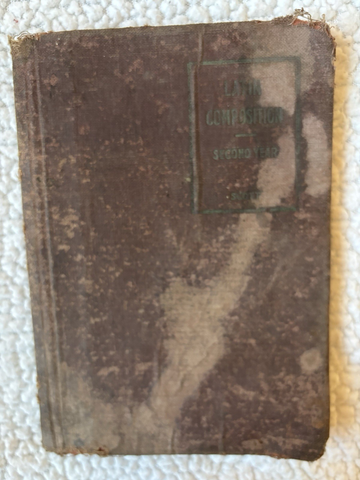 Antique Latin Composition For The Second Year; Harry Fletcher Scott 1st Ed, 1917