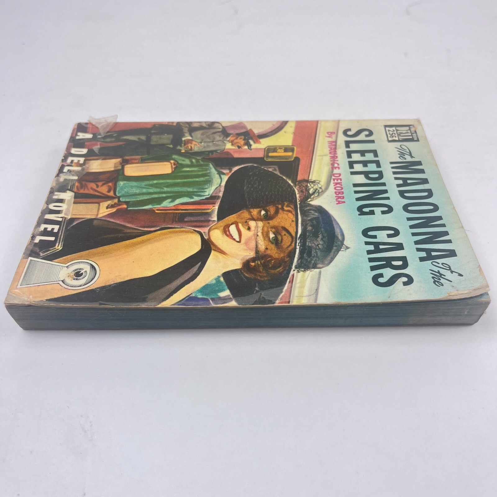 The Madonna of the Sleeping Cars by Maurice DeKobra (1948 Dell #256 Map Back)