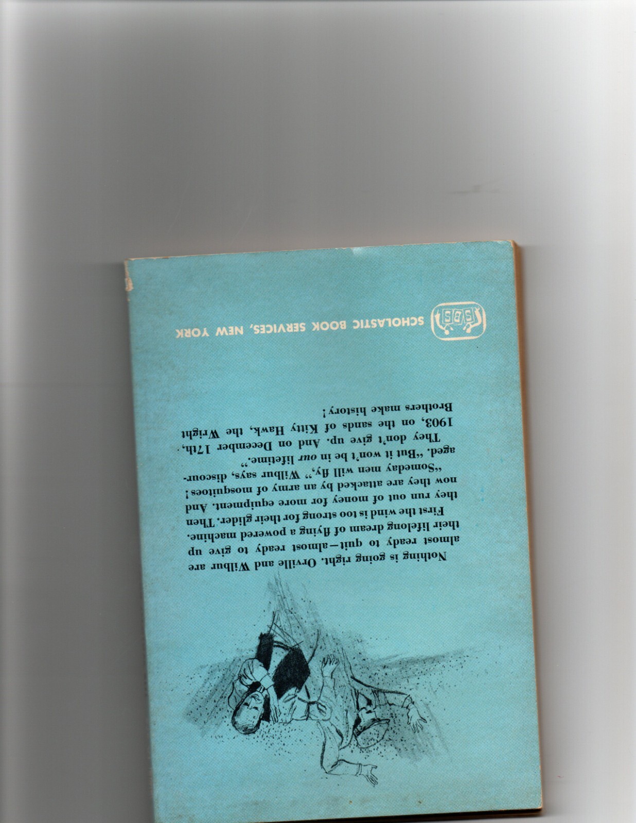 The Wright Brothers At Kitty Hawk – By Donald Sobol 1964 Scholastic 1st Printing