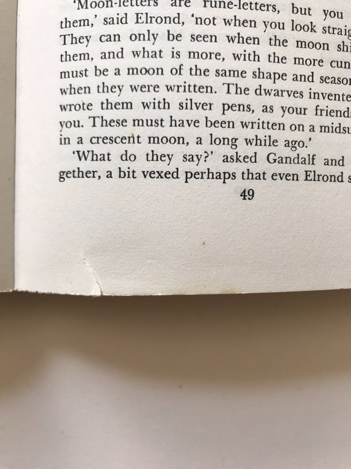 The Hobbit by J. R. R. Tolkien. Unwin Books, Third Edition 19th Impression, 1967