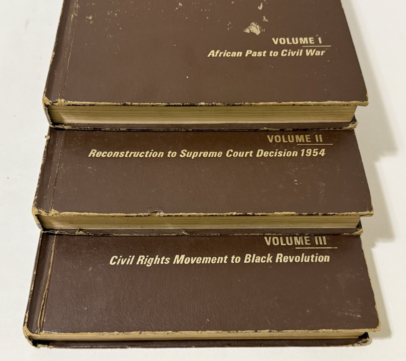 Ebony Pictorial History of Black America Volumes 1-3 Hardcover 1971
