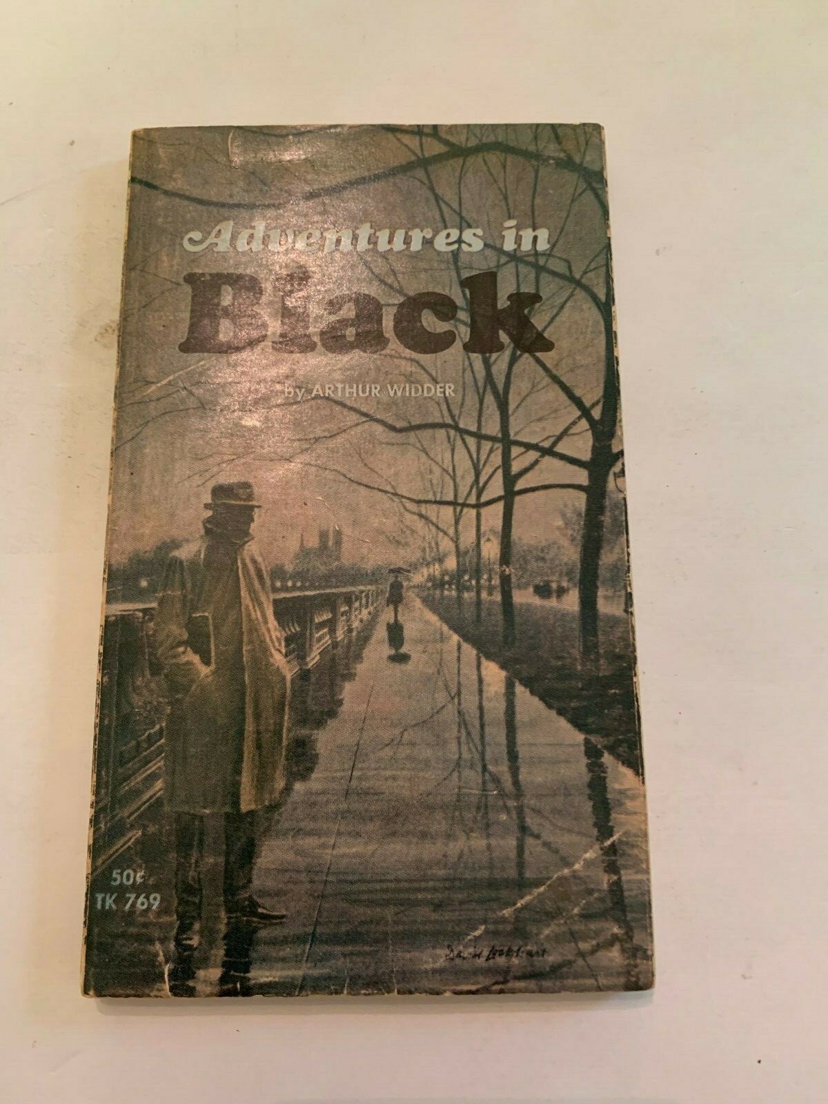 1966 Adventures In Black by Arthur Widder Scholastic 2nd Printing Paperback