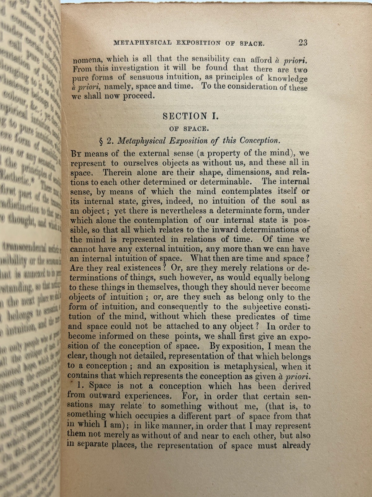 1866 Kant Critique of Pure Reason Bohn’s Philosophical Library
